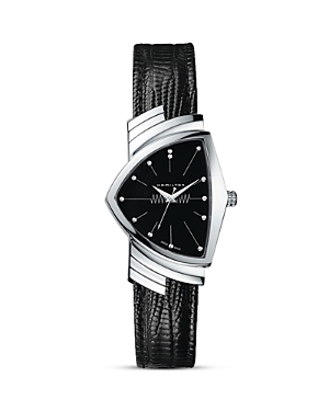 Shop Hamilton Ventura Watch, 32.3mm X 50.3mm In Black