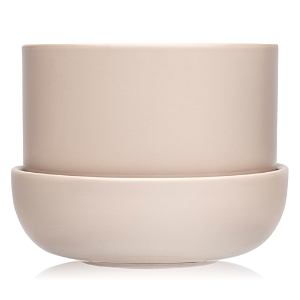 Iittala Nappula Plant Pot With Saucer In Pink
