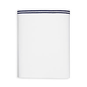 Hudson Park Collection Italian Percale Flat Sheet, Queen - 100% Exclusive In Marine Navy