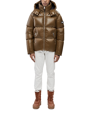 Mackage Kent Hooded Puffer Jacket In Army