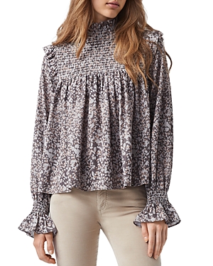 FRENCH CONNECTION ERIKA DRAPED SMOCKED TOP,72RCI