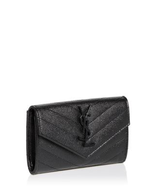 ysl small monogram wallet