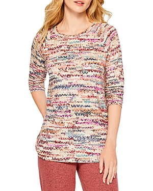 NIC AND ZOE NIC+ZOE MARL PRINT TEE,H211059