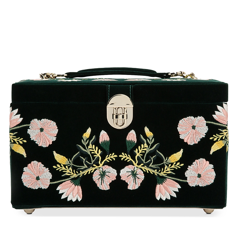 Wolf Zoe Medium Jewelry Box In Black