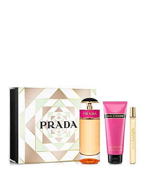 Prada Candy 3-piece Fragrance Gift Set ($176 Value) In Transparent