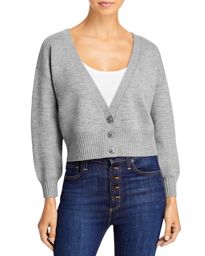 Alice and Olivia Zelina Cropped Cardigan Bloomingdale s