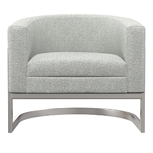 Bloomingdale's Holly Chair In 2156-010 Silver