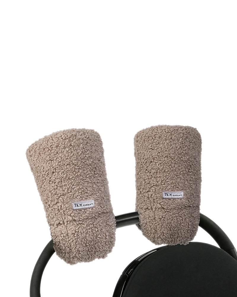 7am Enfant Classic Warmmuffs In Brown