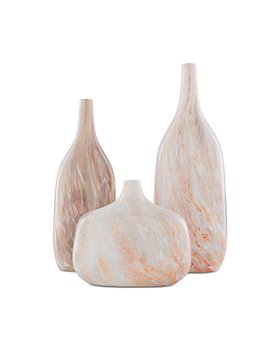 Surya - Marble-Style Decorative Bottle, Set of 3