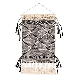 Surya Zanafi Tassels Wall Decoration In Black/cream