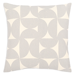Surya Natur Geometric Decorative Pillow, 20 X 20 In Grey