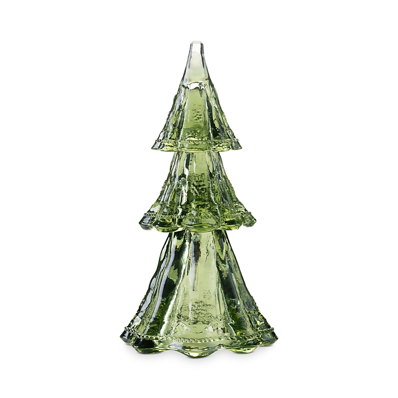 Juliska Berry & Thread 10.5 Medium Stackable Tree, Set Of 3 In Green