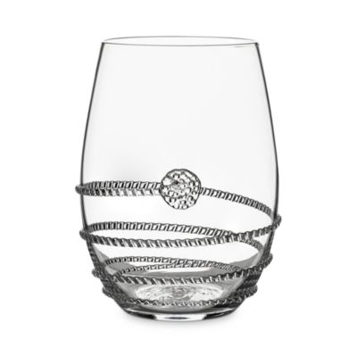 Heritage Stemless Wine Glasses, Assorted Set of 4