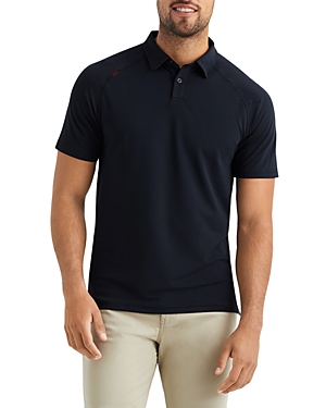 Shop Rhone Delta Short Sleeve Polo In Black
