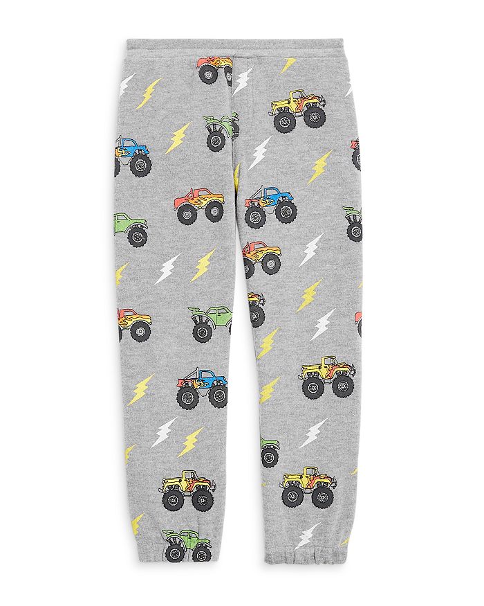 CHASER Boys' Monster Truck Fleece Jogger Pants Little Kid