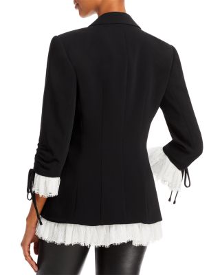 Roxie Lace Trim Blazer