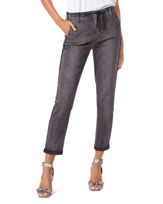 PAIGE Christy Drawstring Denim Pants in 