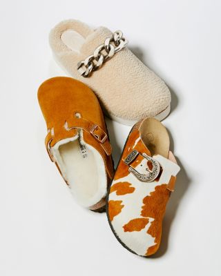 Women's Boston Shearling Clogs