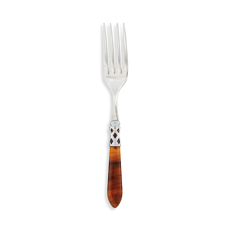 Vietri Aladdin Brilliant Serving Fork In Brilliant Tortoiseshell