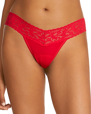 HANKY PANKY COTTON WITH A CONSCIENCE LOW-RISE THONG
