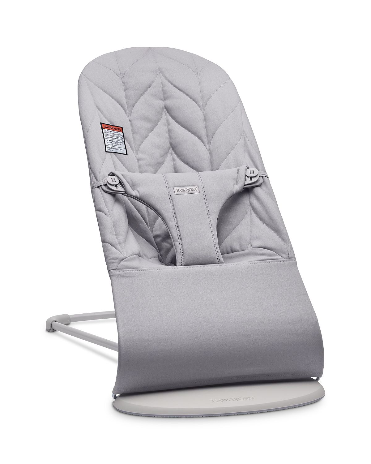 Photo 1 of BabyBjörn Bouncer Bliss, Light Gray Frame, Cotton, Petal Quilt, Light Gray ?31 x 15.5 x 22 inches

