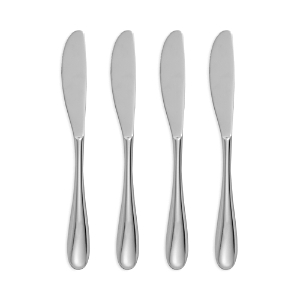 Nambe Nambé Paige Butter/cheese Knives (set Of 4) In Silver