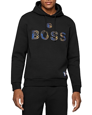 HUGO BOSS X NBA GOLDEN STATE WARRIORS BOUNCE GRAPHIC HOODIE,5046197100900