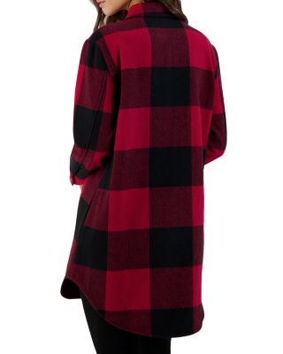 bb dakota red plaid jacket