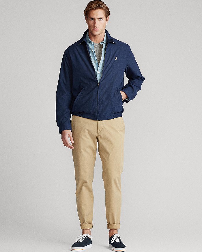 Polo Ralph Lauren Cotton Chino Windbreaker Jacket - Macy's