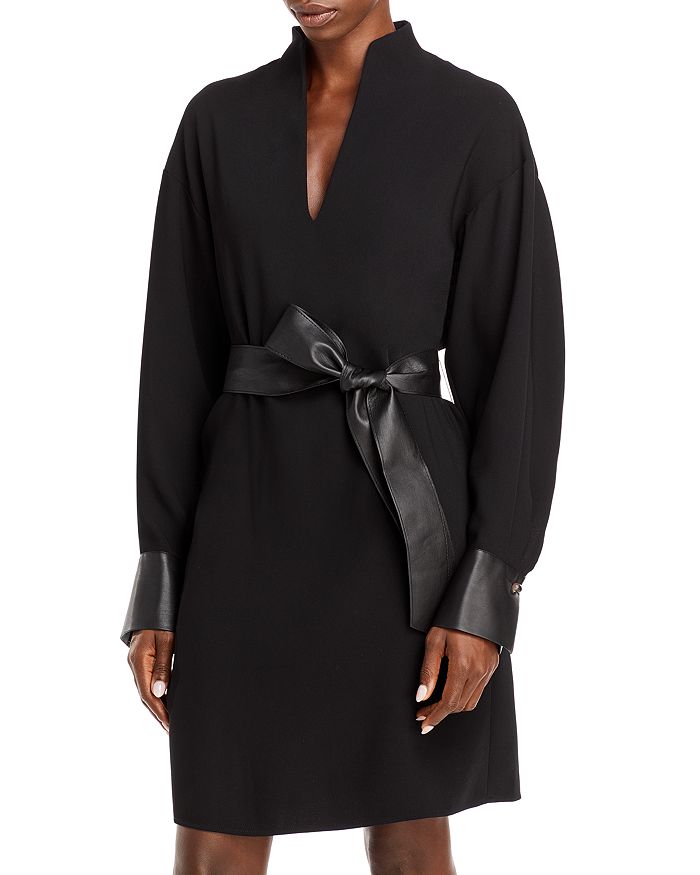 Vince belted wrap dress sales