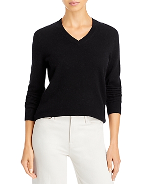 C BY BLOOMINGDALE'S C BY BLOOMINGDALE'S V NECK CASHMERE SWEATER - 100% EXCLUSIVE,V10120