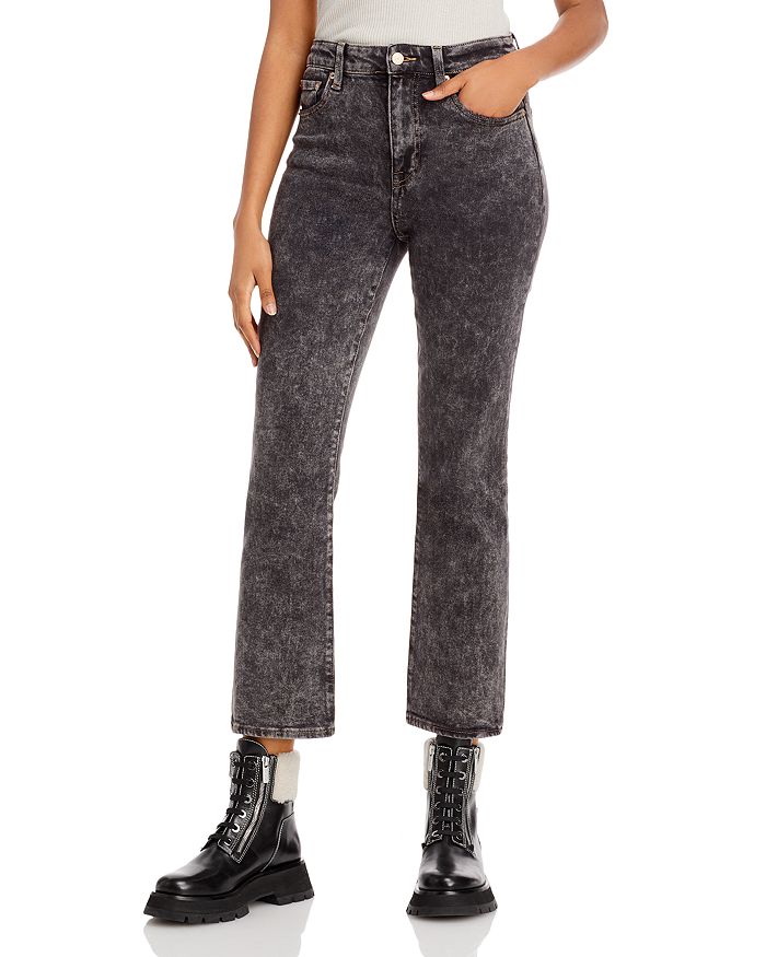 Pistola Lennon High Rise Cropped Bootcut Jeans in Charcoal | Bloomingdale's
