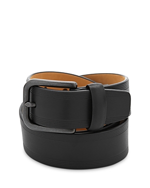 The Men's Store At Bloomingdale's Men's Leather Belt - 100% Exclusive In Pattern Edge