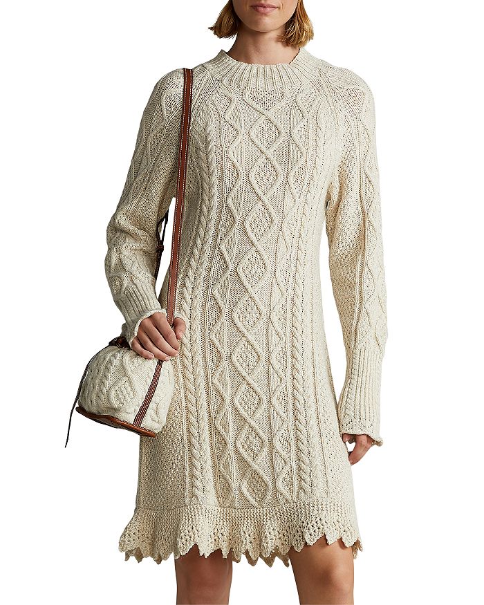 Ralph Lauren Cable Knit Sweater Dress
