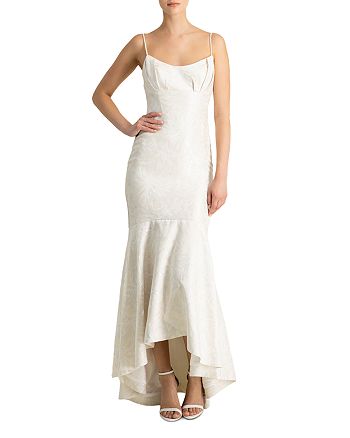 ML Monique Lhuillier Sleeveless Jacquard Dress | Bloomingdale's