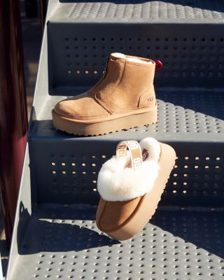 neumel genuine shearling lined platform bootie