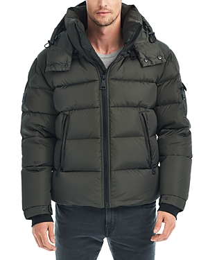 Sam Glacier Quilted Down Coat In Military