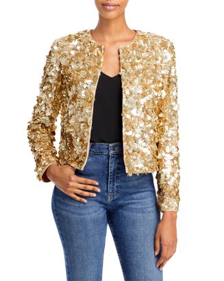 Alice and olivia embellished jacket best sale