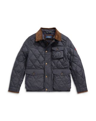 Ralph Lauren Boys' Quilted Water Repellent Jacket Big Kid