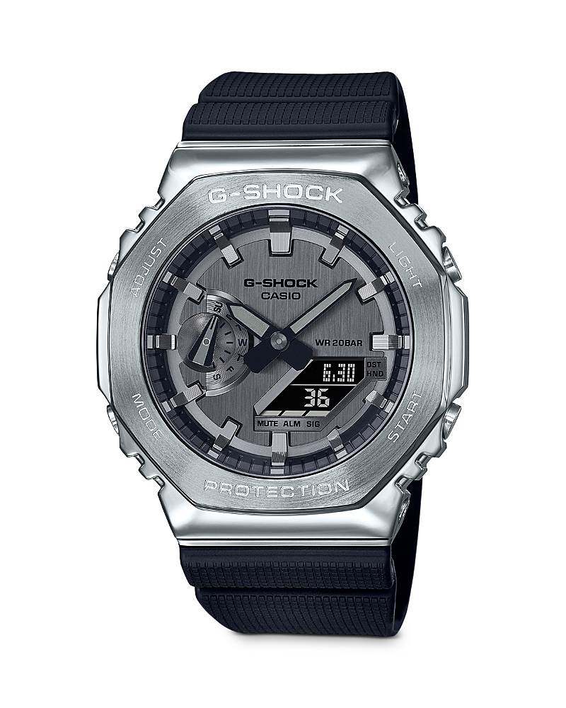 G-shock Men's Gm2100-1a Digital Watch In Silver/black