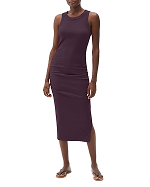 Michael Stars Wren Sleeveless Side Slit Knit Midi Dress In Gypsy