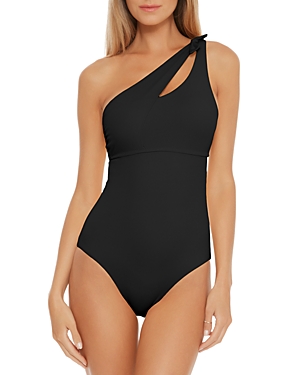 Becca by Rebecca Virtue Color Code Sadie Asymmetric One Piece Swimsuit