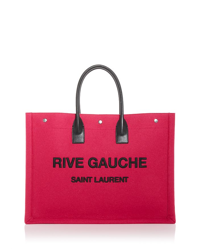 Saint Laurent Rive Gauche Wool Tote