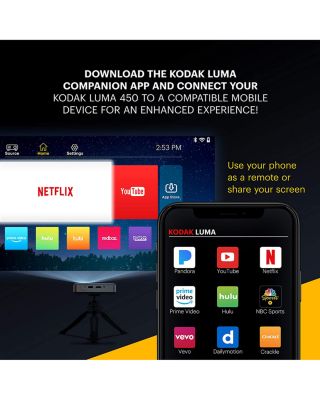 Luma 450 Portable Full HD Smart Projector