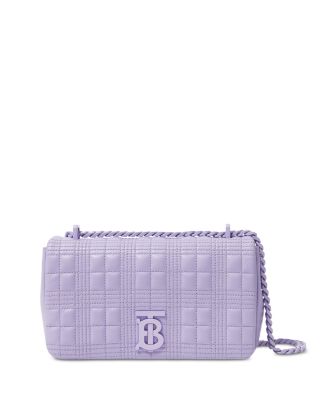 Burberry Lola Small Lambskin Quilted Crossbody Bag (Shoulder bags,Chain  Strap)