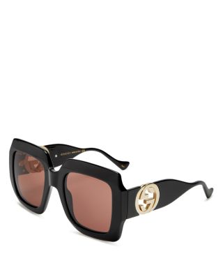 gucci geometric sunglasses