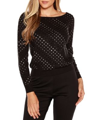 Belldini Rhinestone Sweater Bloomingdale's