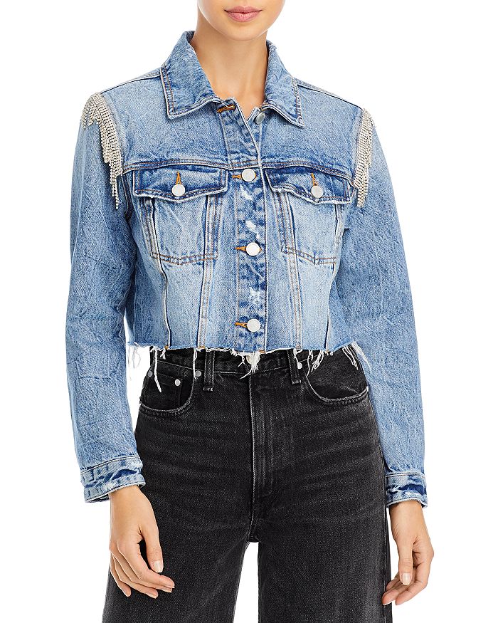 BLANKNYC Cotton Flatter Me Denim Jacket Bloomingdale's