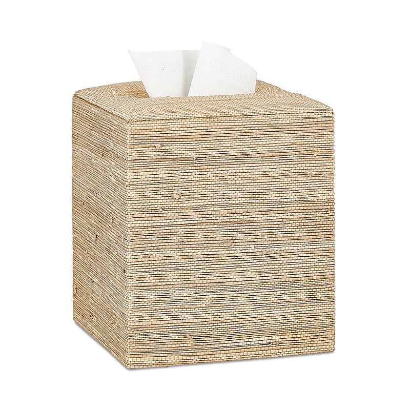 Labrazel Araba Raffia Tissue Box Cover In Granola