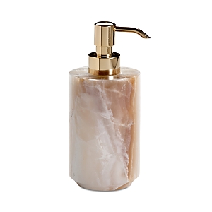 Shop Labrazel Ambarino Pump Dispenser With Gold-tone Pump In Ivory/butterscotch